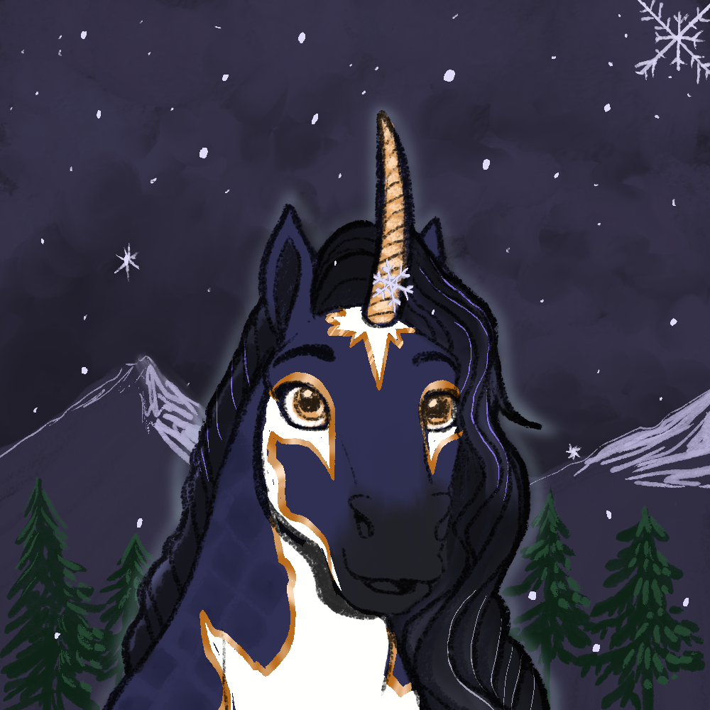 Watching the snow come down