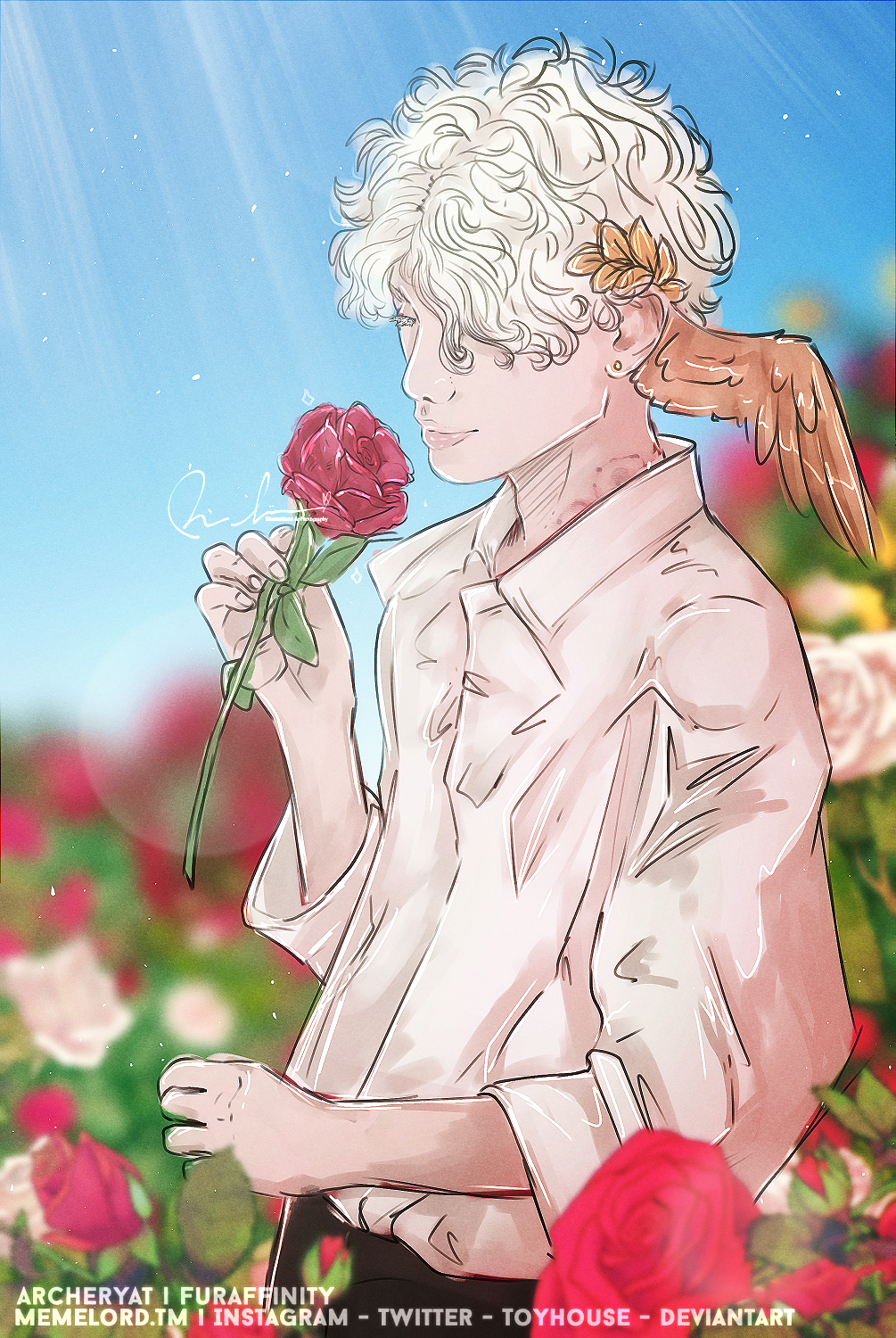 Eros - Human sketch