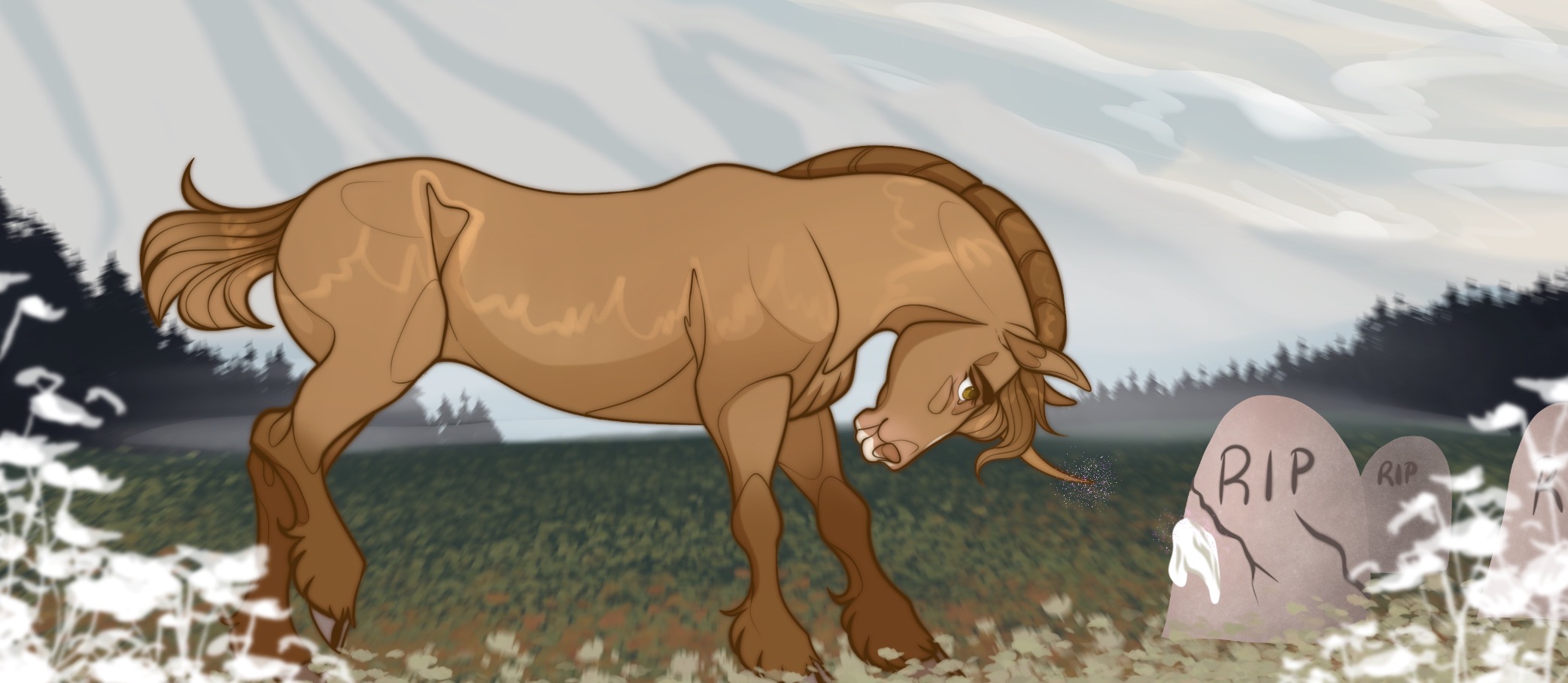 Cleaning abandoned graves