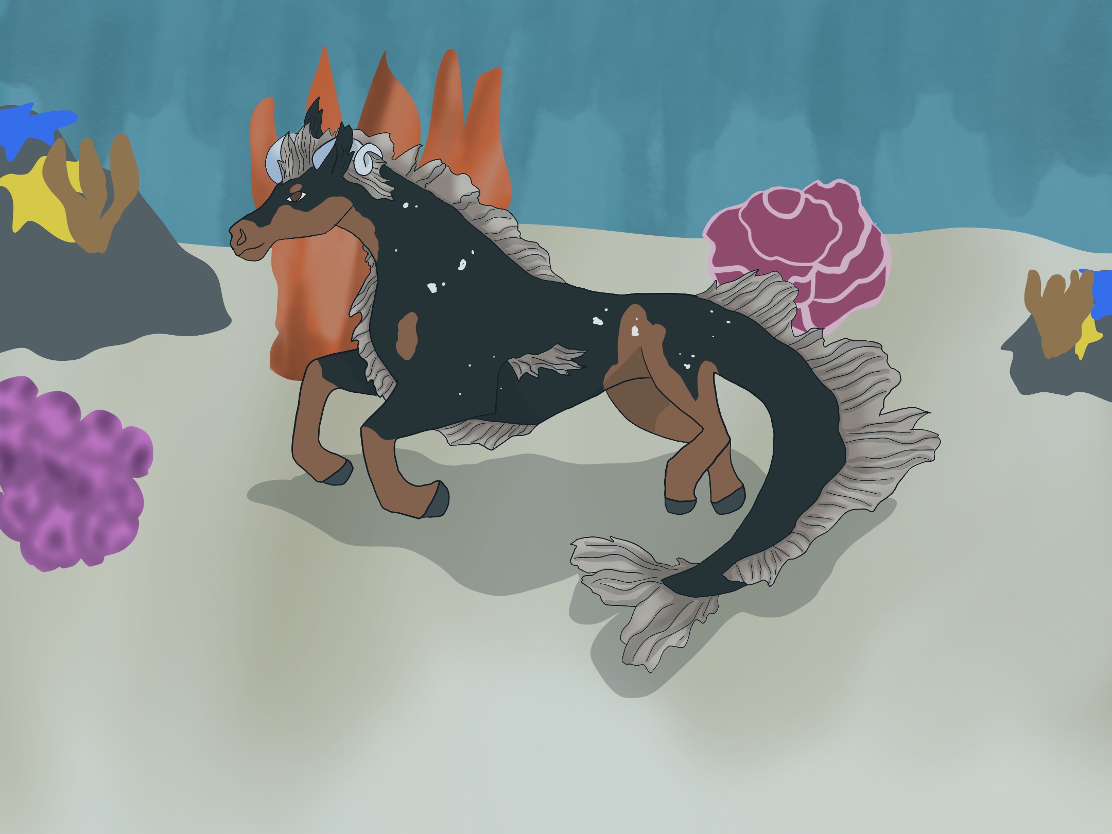 The swim