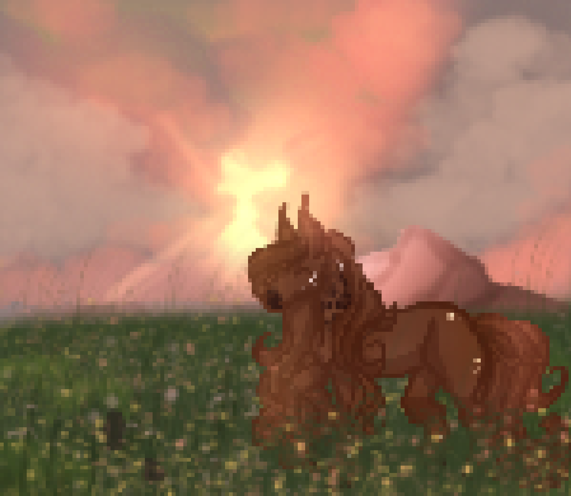 Frolicking in the feild