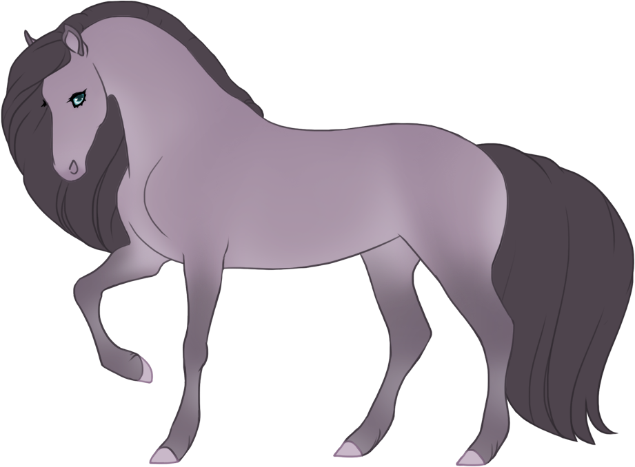 Dark blue buckskin champagne with maximal black points