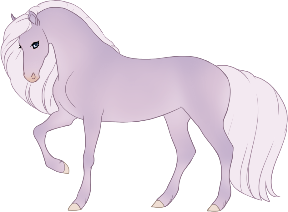 Dark blue cremello champagne