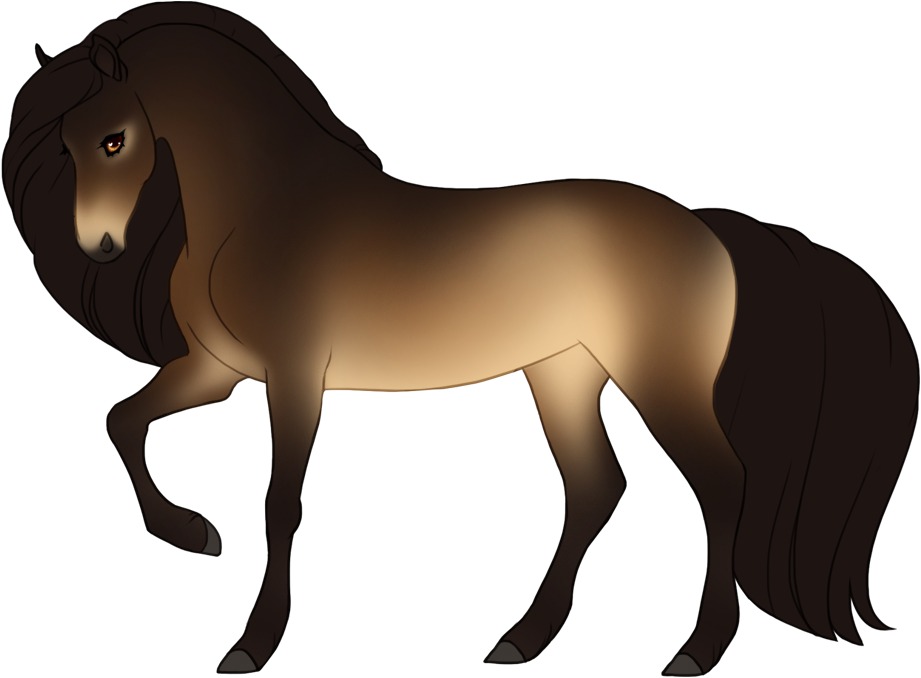 Buttermilk seal buckskin with smoky black points