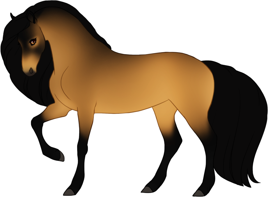 Golden seal buckskin