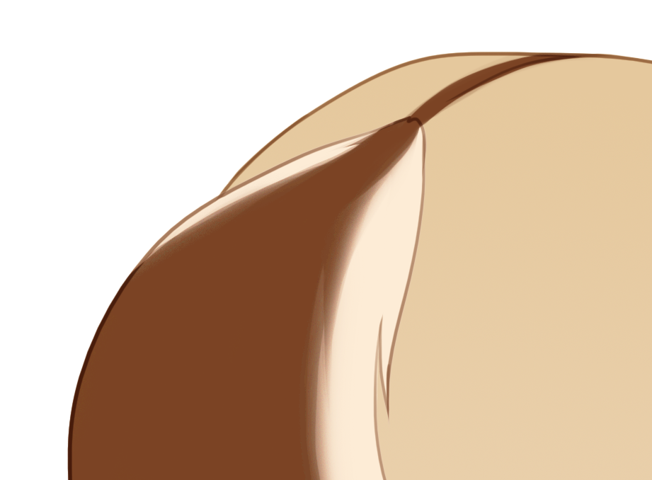 Heavy "frosting" in tail