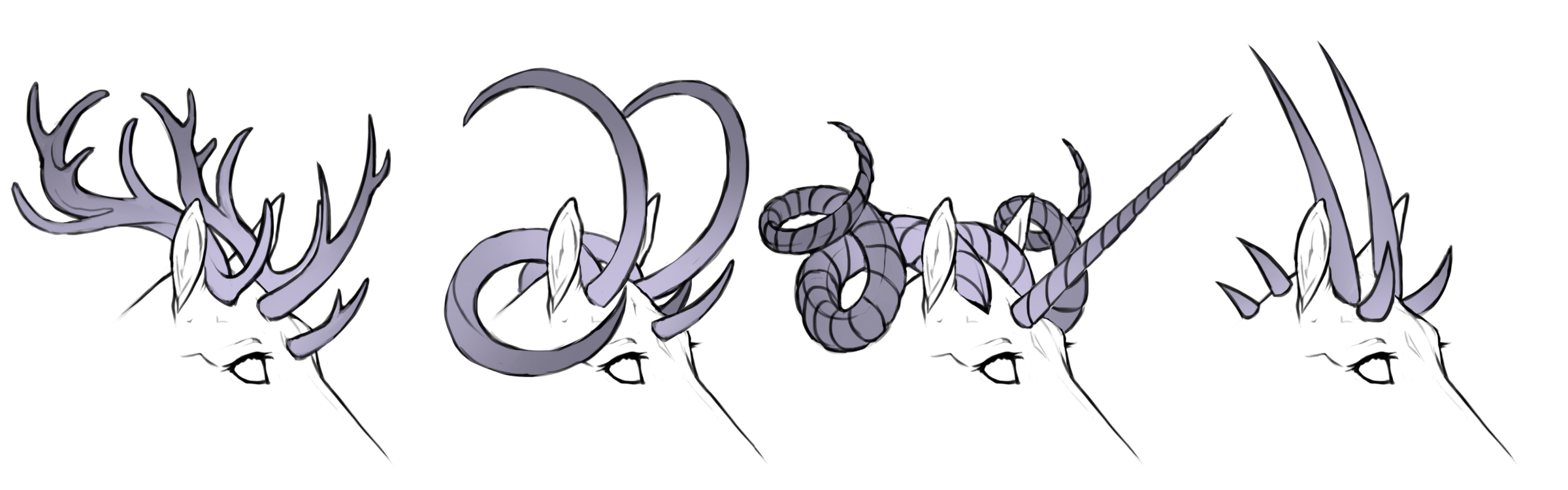 Various polycerate horns