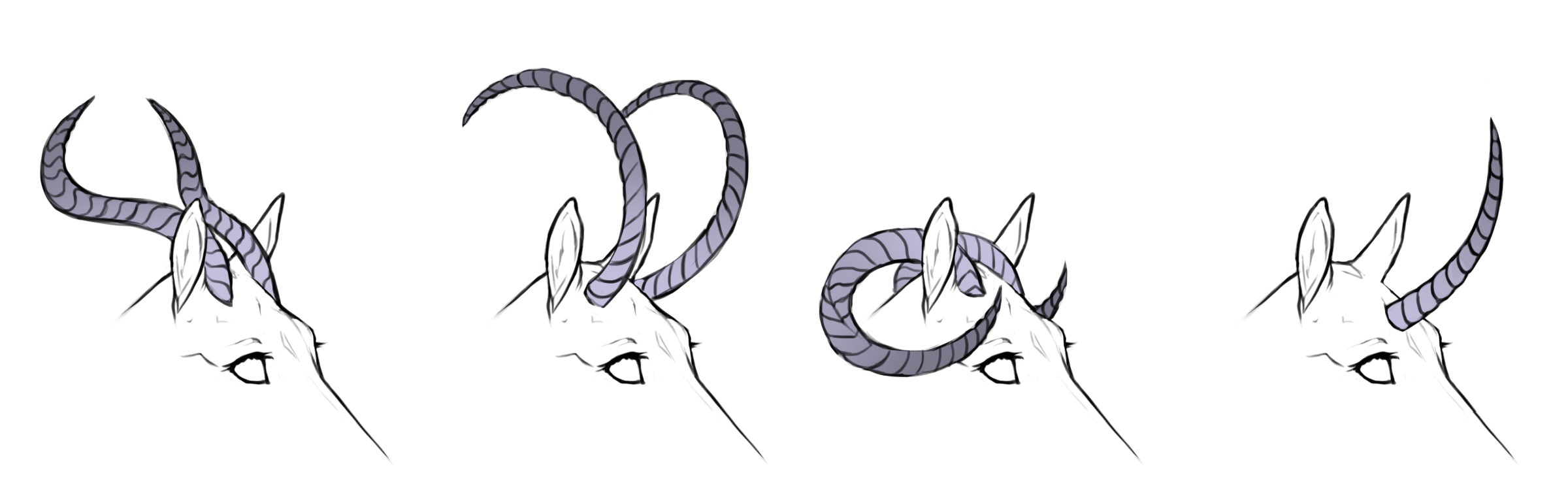 twirled curved