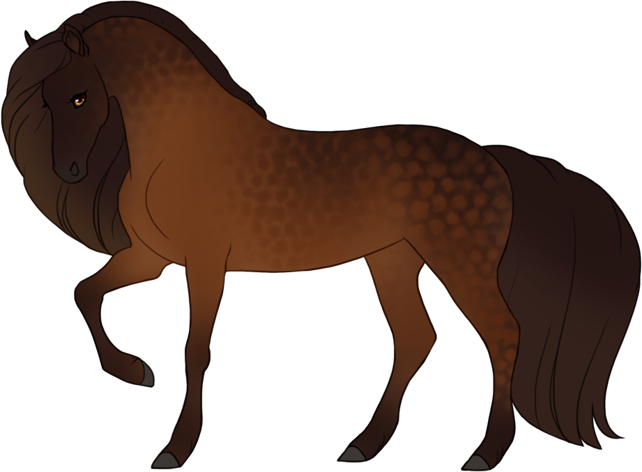 Dark bronze with dapples on chestnut