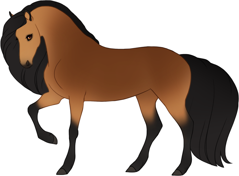 Lightened maximal points including mane and tail