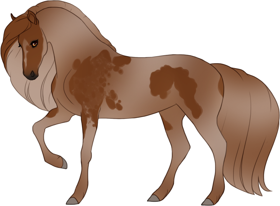 Gheist tobiano blaise (combined as a single white marking)