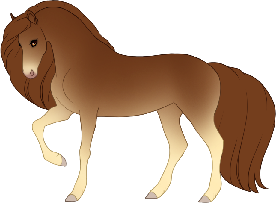 Pangare optionally lightening hooves and skin where it touches