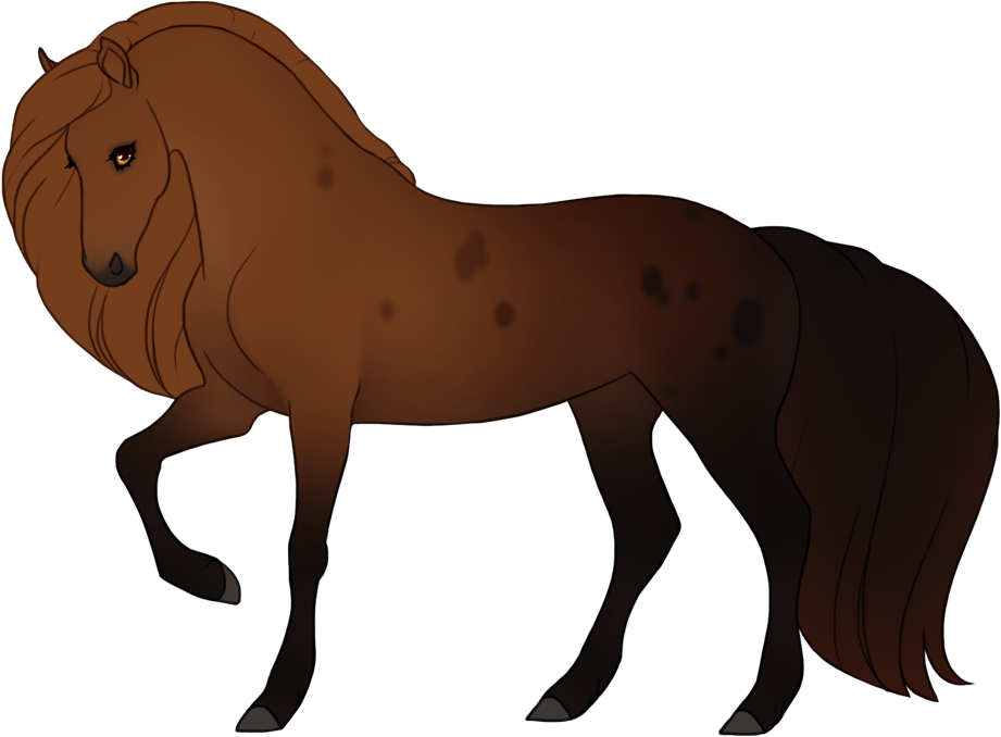 Sooty chestnut with soot flakes