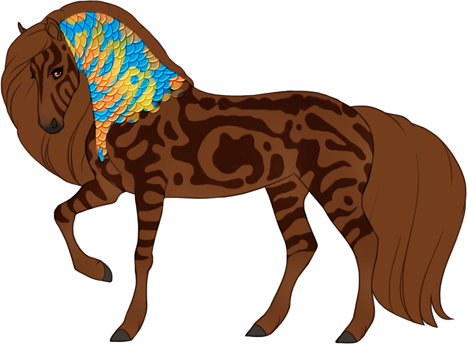 Scales only, allowing the tabby to be any colour in the scaled area