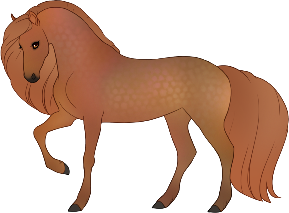 Pearly sheen on the coat