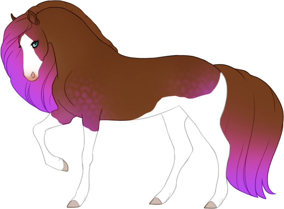 Arcane primal on chestnut splash (subtle dapples), always goes below white