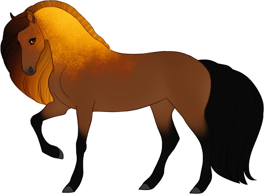 Fire glimmer, affecting mane