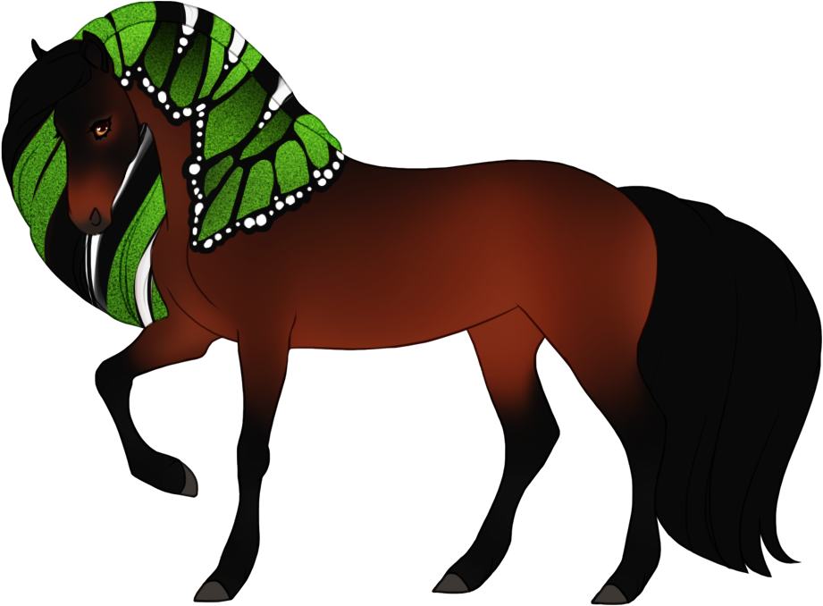Nature glimmer, accenting papilio