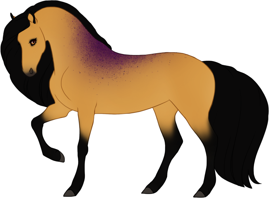 Shadow glimmer, not affecting mane