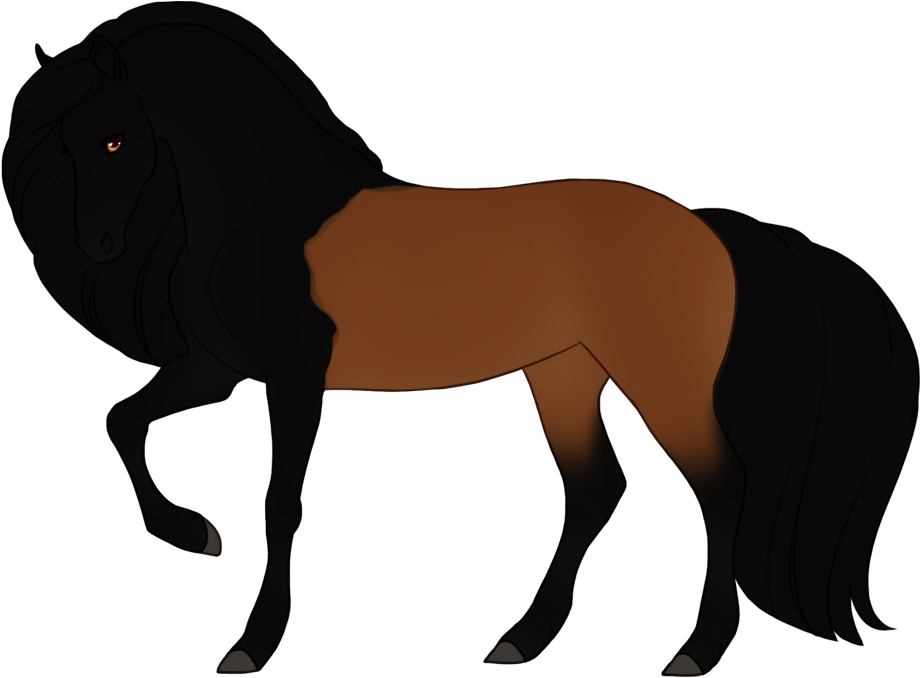 Bay with occluded red pigment