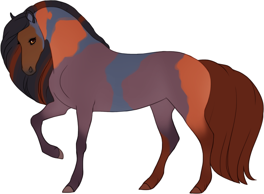 Blue ginger with occluded blue and tawny