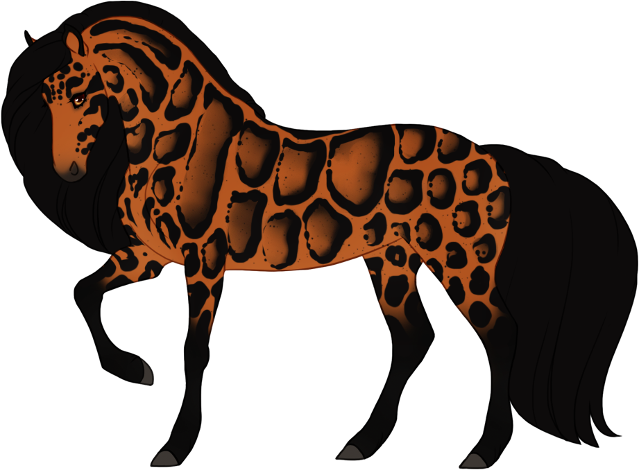 Bay pard (clouded leopard spots)