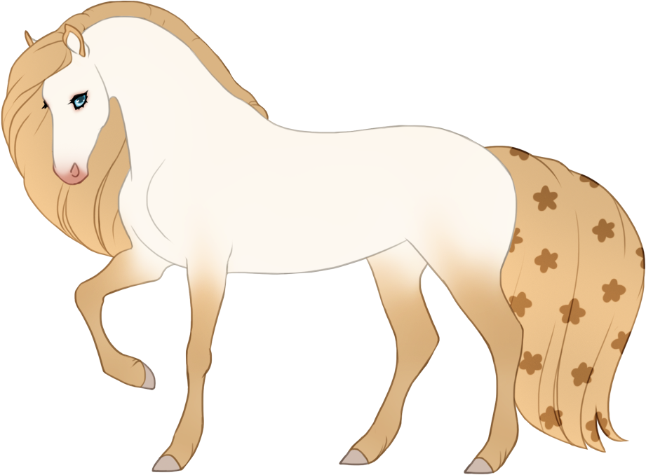 Star-pattern in tail