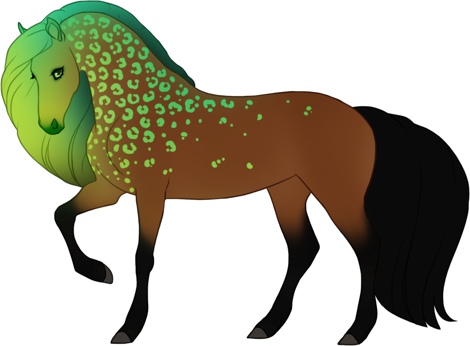 Jade shimmer affecting pard, and partial gradient