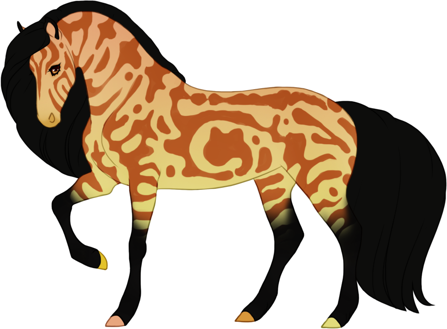 Ember affecting the coat and hooves but not the tabby pattern