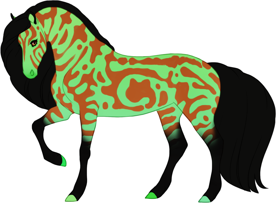 Jade affecting the coat and hooves but not the tabby pattern