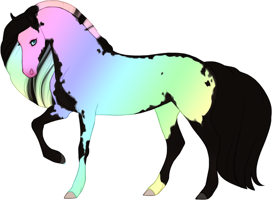Prismatic affecting overo