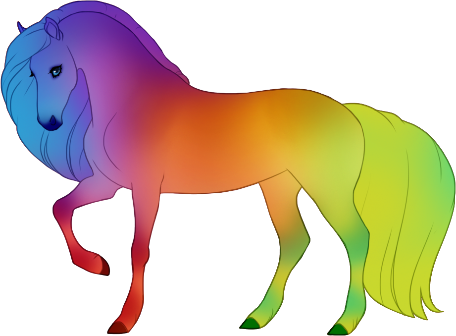 Full prismatic shimmer