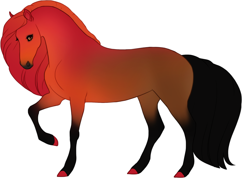 Partial ruby shimmer gradient