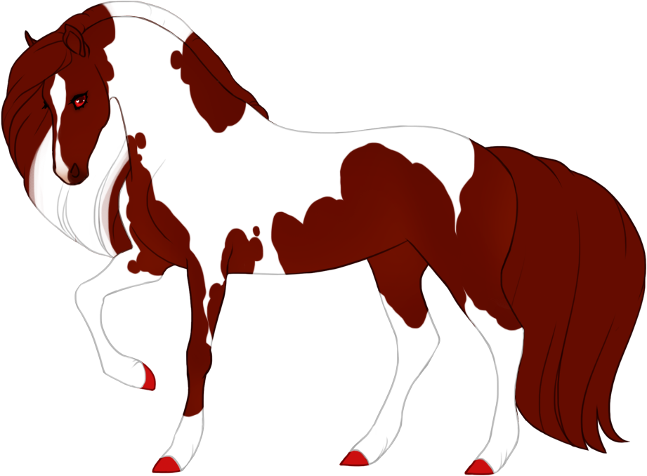Ruby affecting the coat, eye and hooves