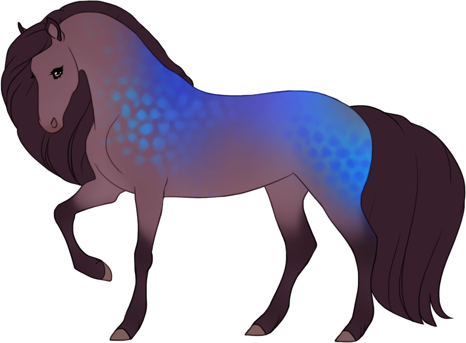 Sapphire dapples