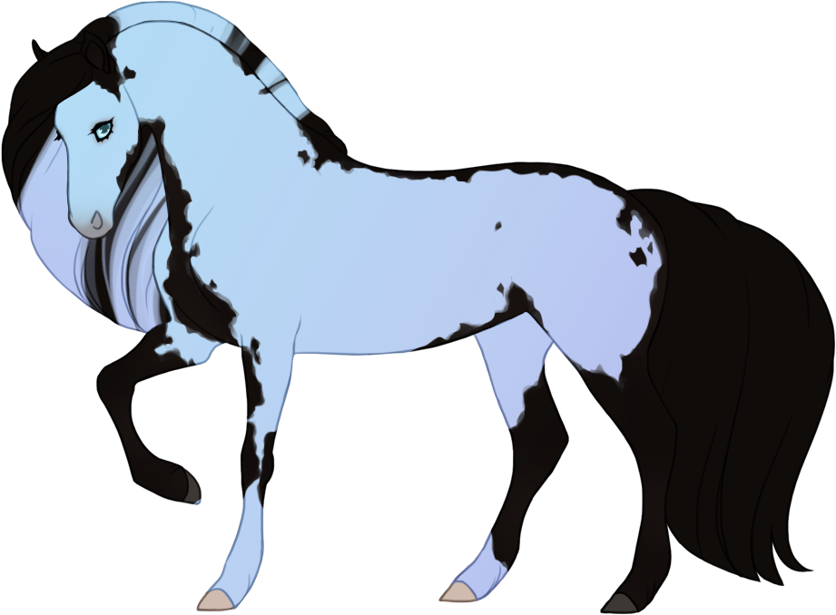 Sapphire affecting overo