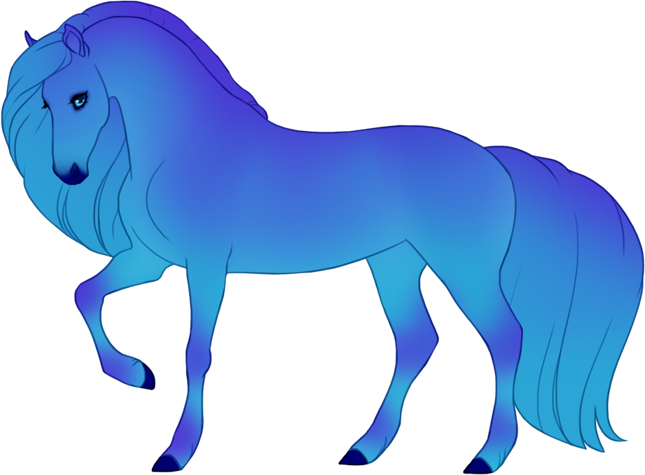 Full sapphire shimmer