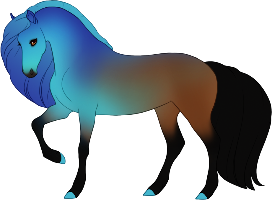 Partial sapphire shimmer on bay