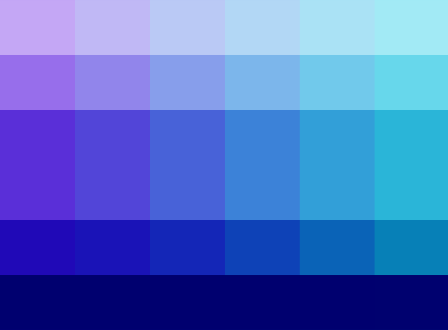 Sapphire palette