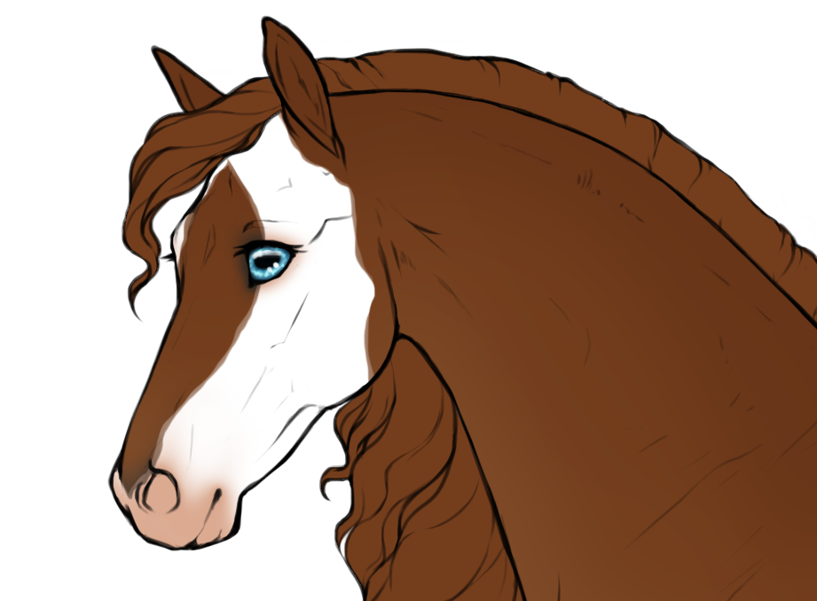 Thick lined badger face