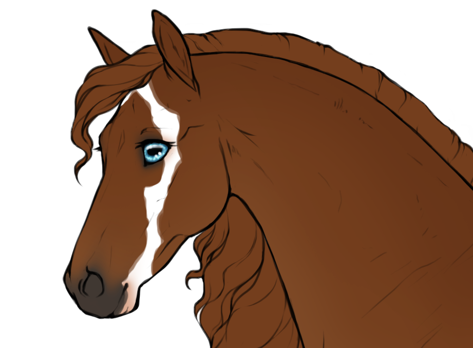 Thin lined badger face