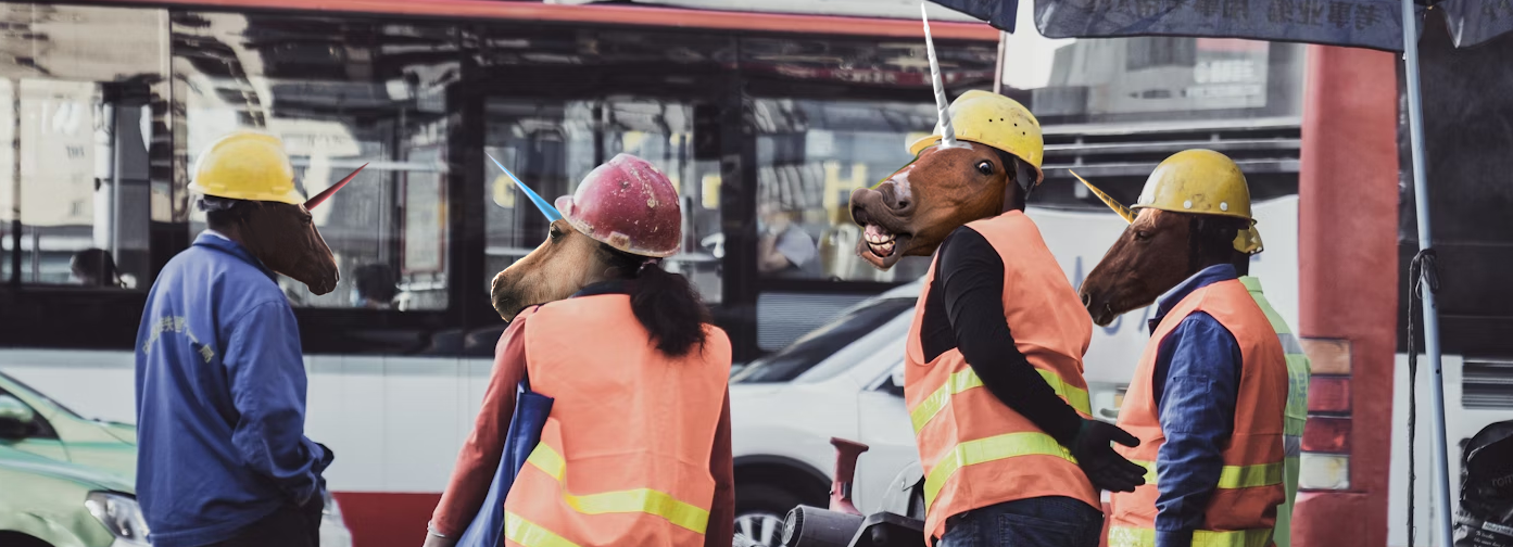 Unicorn construction site